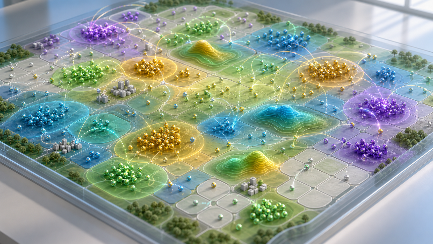 Schelling segregation and Sugarscape resource model