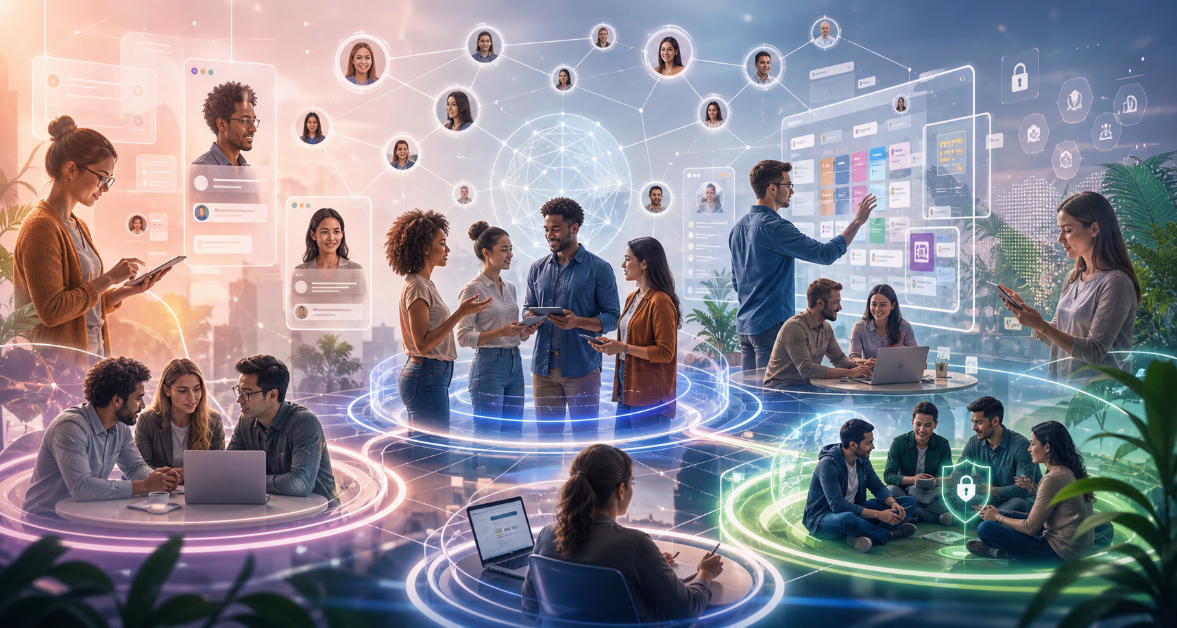 Social network model